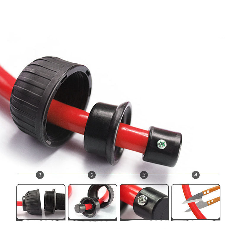 Corde à sauter lestée VELNOX Fitness™ Power Weighted Jump Rope de la marque ggg, poignée en caoutchouc et câble résistant.