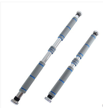 Barre de traction réglable VELNOX Fitness™ pour porte, supportant les exercices de musculation, fixation sécurisée.