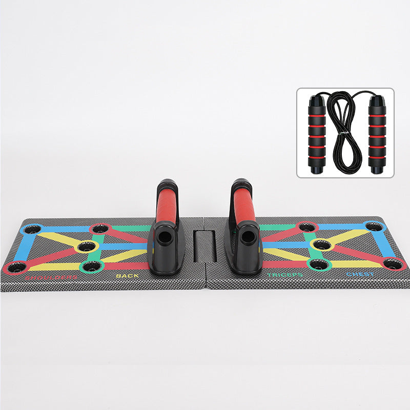 Barres de push-up VELNOX Fitness™ de ggg, système d'entraînement pour exercices de musculation à la maison.