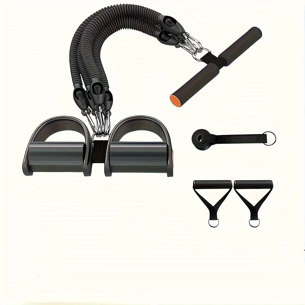 Ensemble d'haltères de résistance VELNOX Fitness™ de la marque ggg, comprenant plusieurs bandes élastiques de différentes résistances.