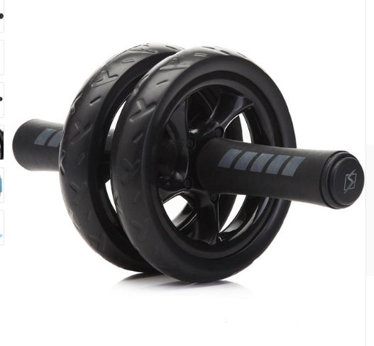 Rouleur abdominal VELNOX Fitness™ Core Pro de la marque ggg, avec poignées ergonomiques et rouleau en mousse.